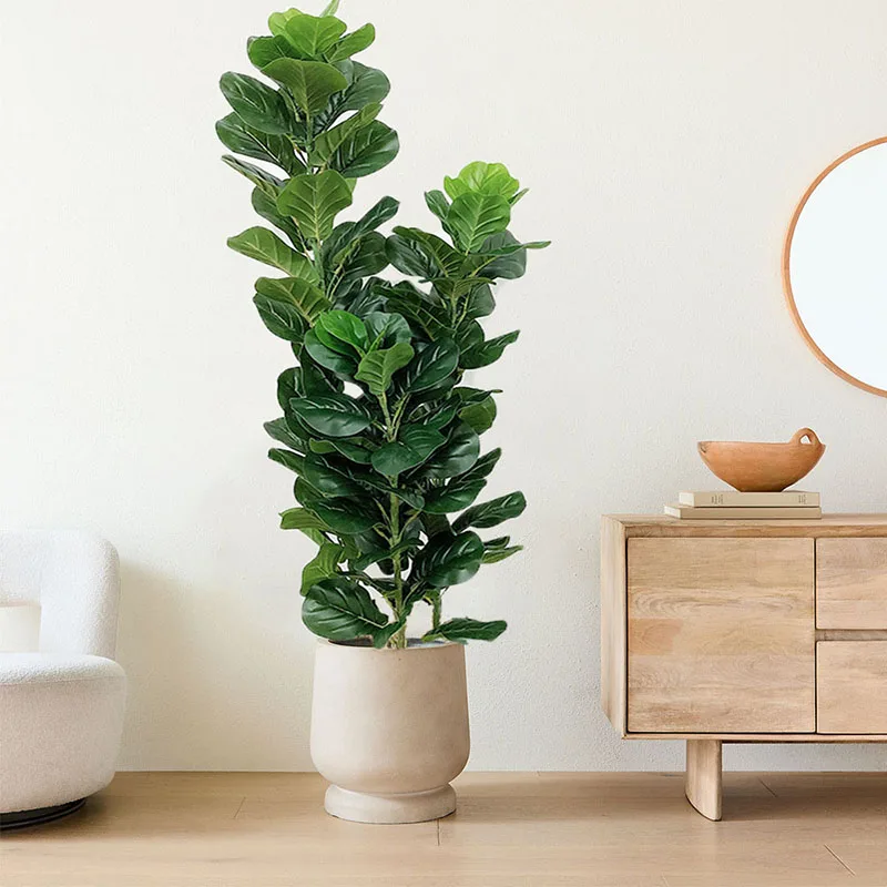 Planta Artificial de Ficus Lyr - Ficus Lyrata Tree reseña y precio